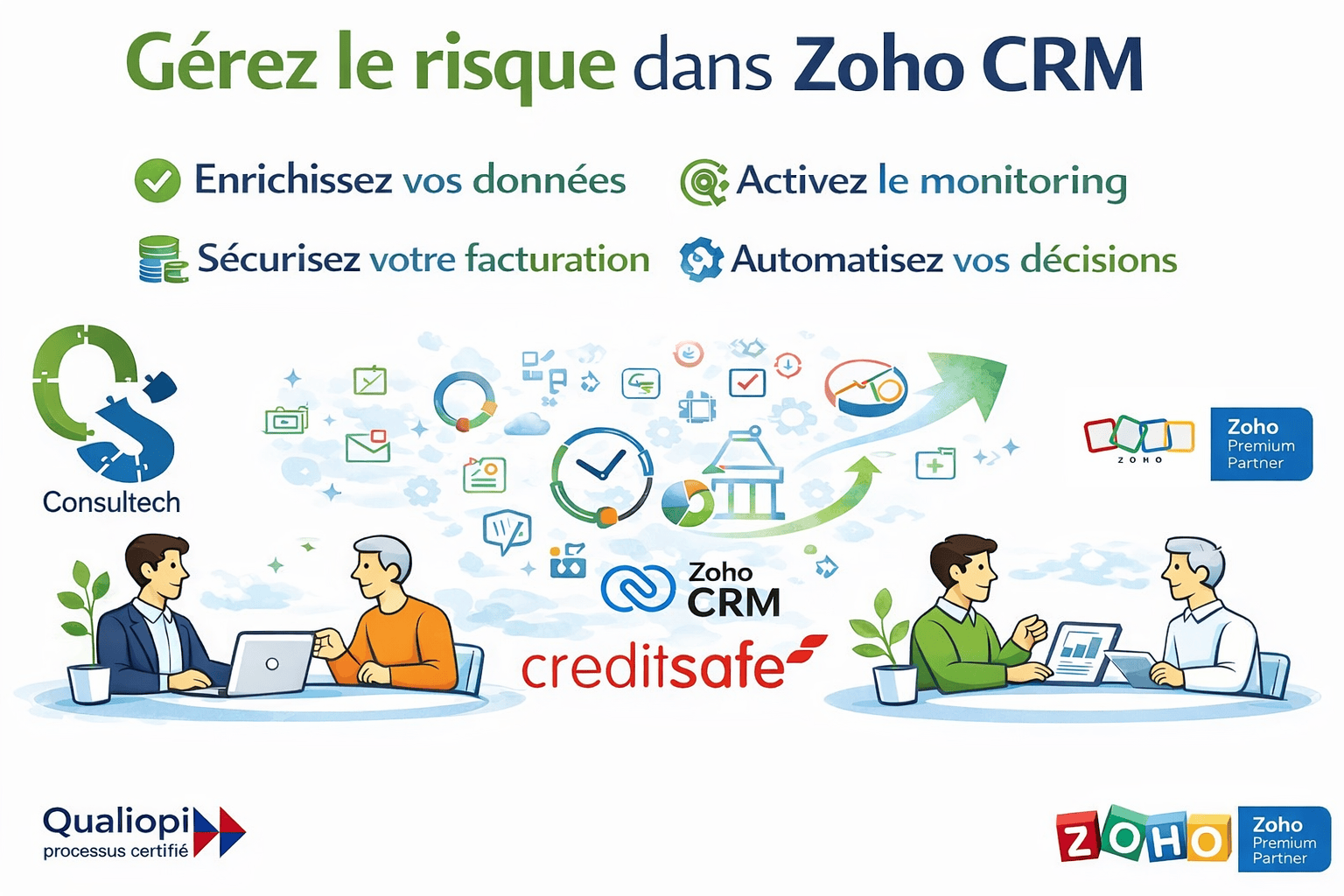 Boostez votre gestion du risque dans Zoho CRM avec notre plugin Creditsafe gratuit